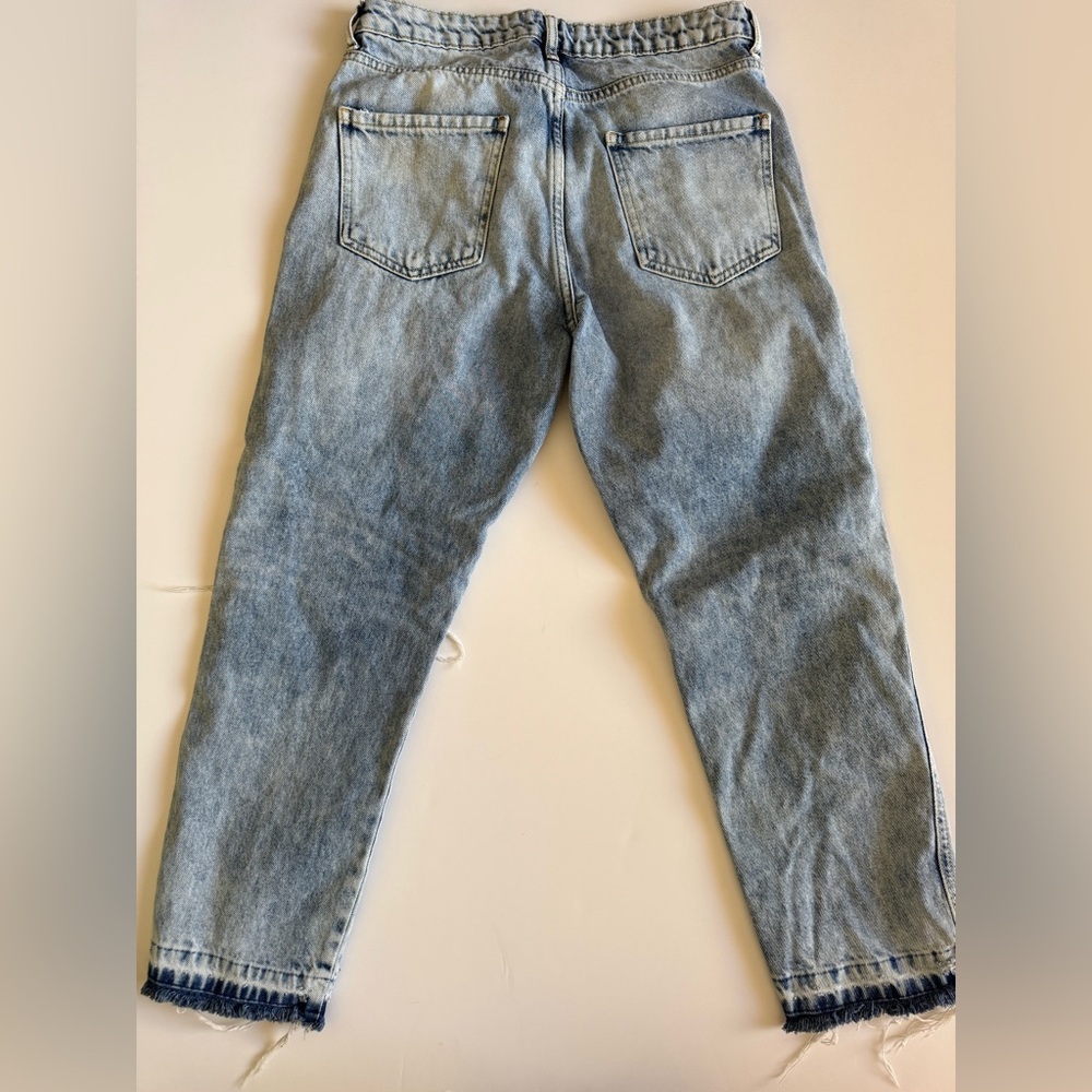 Distressed ankle jean straight leg - Picture 13 of 14